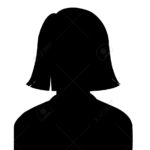 Silhouette Female avatar profile picture icon